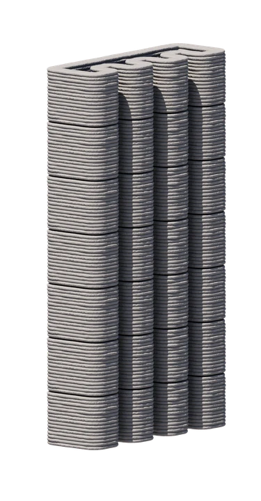 78 cm Fluted Column